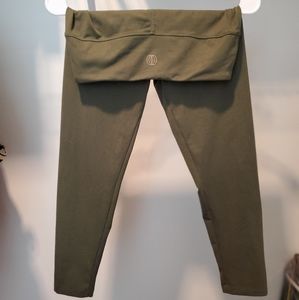 Olive green leggings
